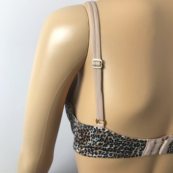 Victoria's Secret Push-Up Bra | 32DD | Cheetah Print - Picture 4 of 7